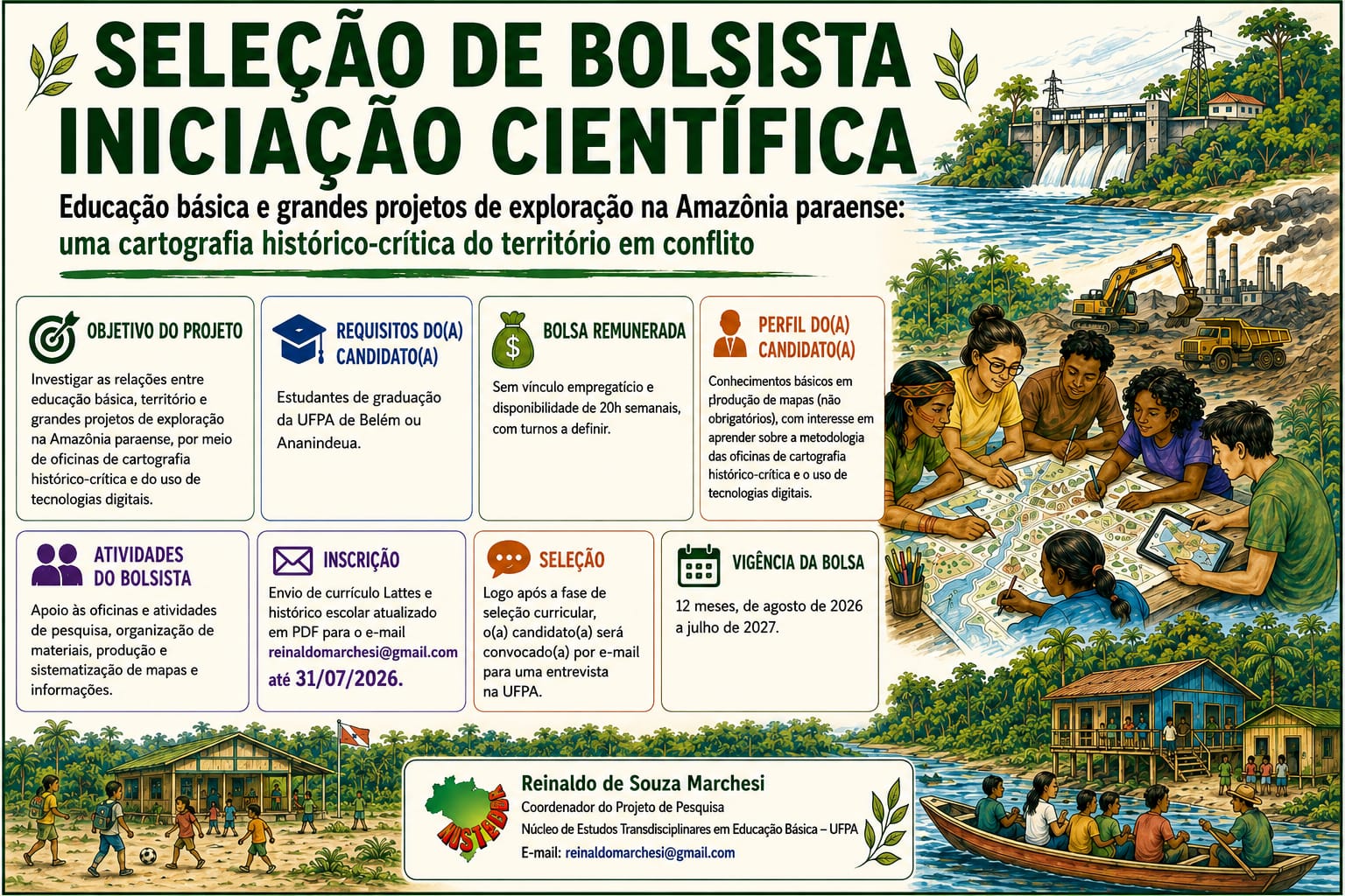 *SELEÇÃO DE BOLSISTA DE INICIAÇÃO CIENTÍFICA*